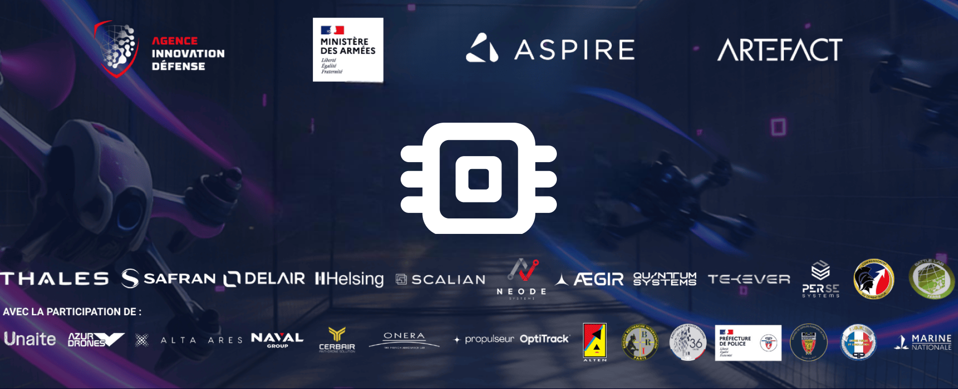 DaVinciBot sélectionné pour le Drone Defense Hackathon !