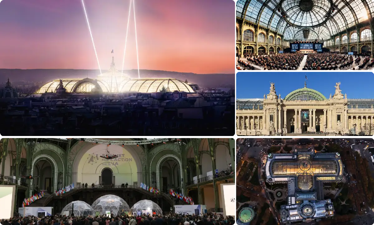 Le Grand Palais, lieu du Hackathon